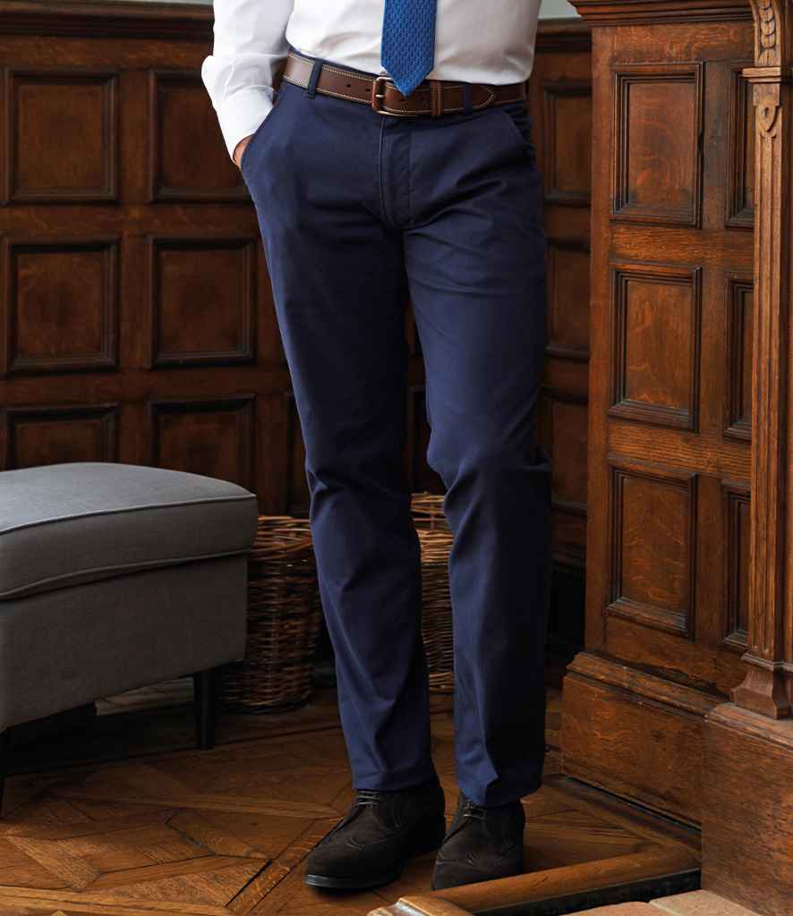 Brook Taverner Miami Slim Fit Chino Trousers PenCarrie